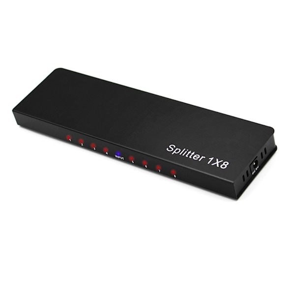 1 In 8 Out 1x8 HDMI-kompatibel Switch Splitter Converter Box Switcher Selector för DVD för PS3 HDTV 4K 30Hz Adapter US