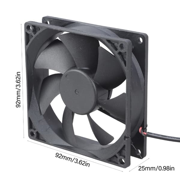 92MM USB-blæser 5V 9225 Børsteløs køleblæser 92x92x25MM til PC-computerkabinet