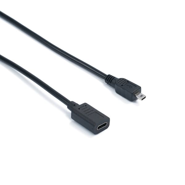 Type C - Mini USB 8Pin OTG -sovitinkaapeli USB3.1 Naaras - Mini USB 8 Pin Uros