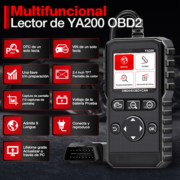 OBD2 Auton Diagnostiikkaskannerityökalu