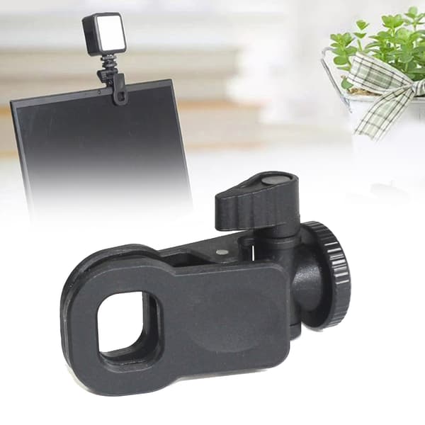 Skærm Top Mount Webcam Stativ Universal Connector 1/4 til Tripod & Tablet