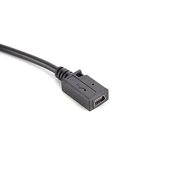 90 graders typ C till Mini USB förlängningskabel Mini USB hona till USB C hane