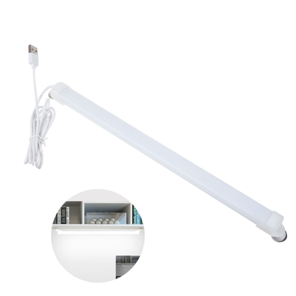 Långt LED-rör Nattljus Magnetisk USB Uppladdningsbart Nödljus Utomhus Bärbar Lång Strip Nödljus 37cm