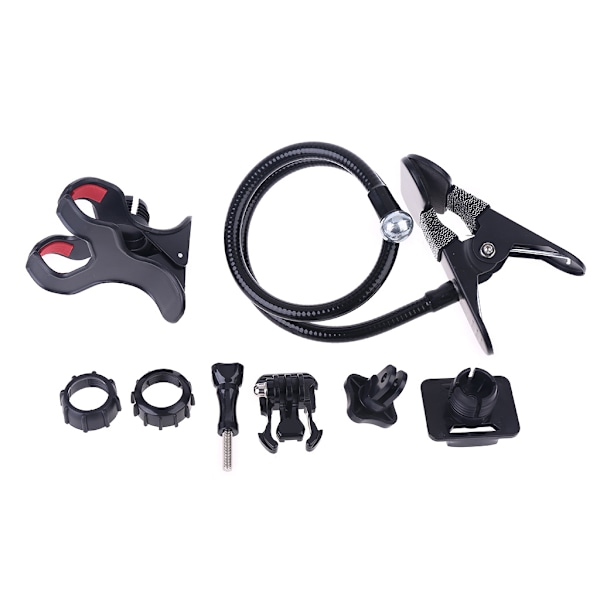 Webbkamerastativ Justerbart Flexibelt Skrivbordsfäste Gooseneck Klämma Clip Telefon Kamerahållare För X11 Pro XS Max XR
