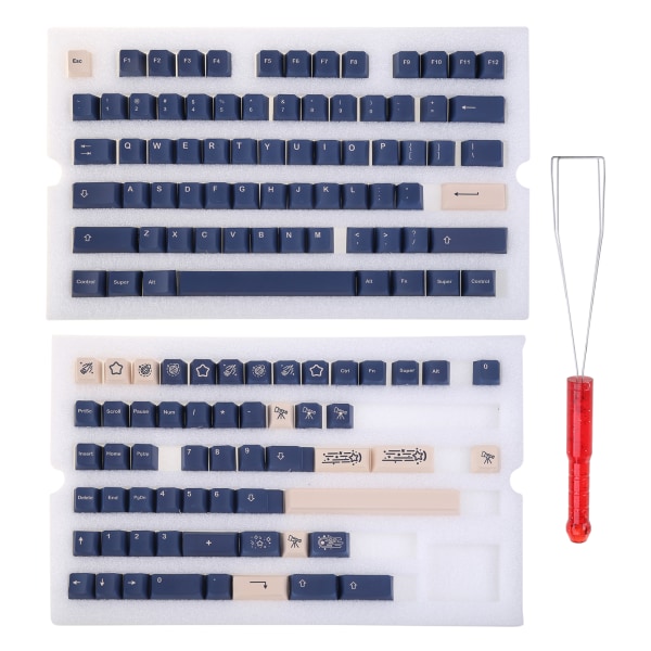 Stargaze Keycaps PBT Dye-Sublimation Mekaniska tangentbord för Key Cap 132 nycklar Cherry Profile För MX Switch GH60/64/68