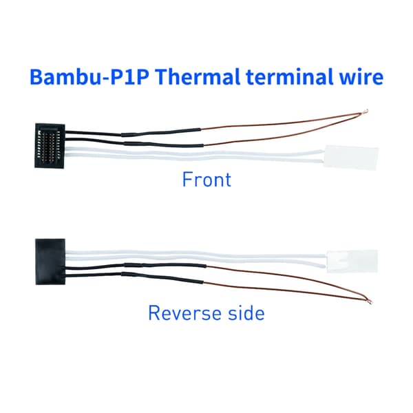 P1P P1S Termistor Hotend med Terminal 3D-skrivartillbehör
