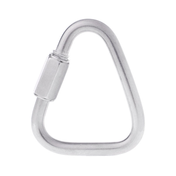Rostfritt stål solid för triangelanslutning Ring Meilong lås för triangellås för klättring campingutrustning 6.0*56*47
