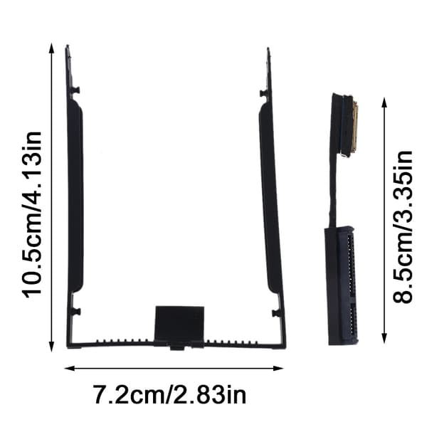 Harddisk Caddy Beslag+HDD Kabel Konnektor til ThinkPad T470 T480 E460 E470