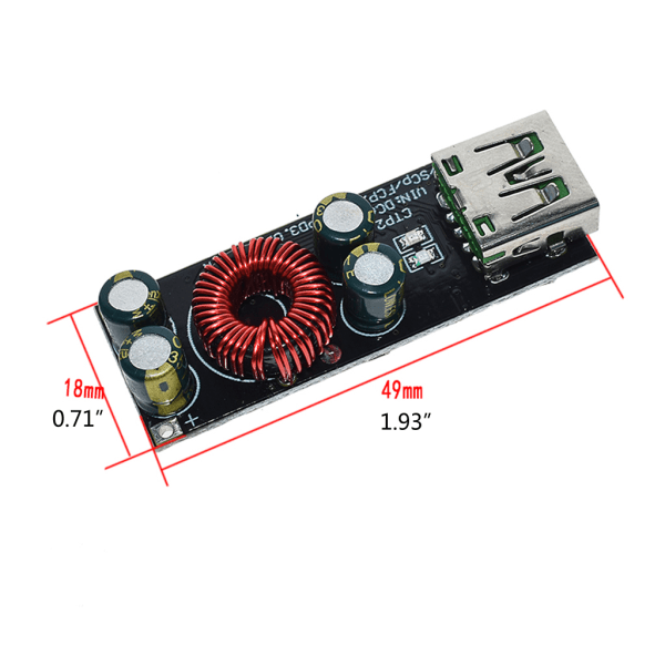 Mobiltelefon SW3518 Snabbladdare Adapter Modul 6-35V QC4.0 PD3.0 USB Typ-C