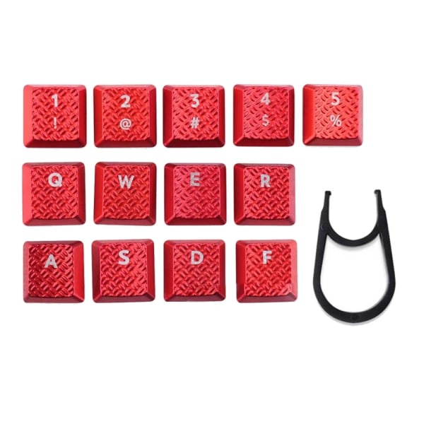 13 kpl avaimen tekstuurin tuntoaistin taustavalaistut näppäinhatut GL Tactile -kytkimelle Logitech G813/G815/G915/G913 TKL RGB -näppäimistöön