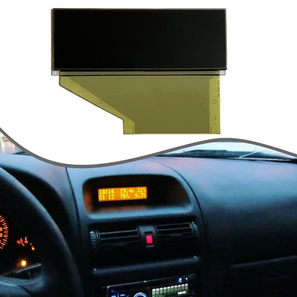 Funktionell Bilinteriörmonitor Ersätter 024461677 Instrumentklusterdisplay