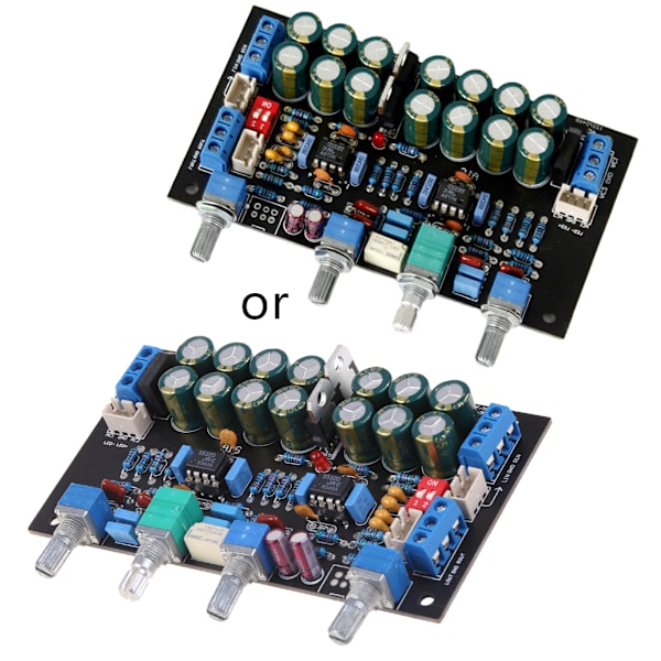 JJRC5532 OP AMP Preamp Amplifier Tone Board Diskant Mellanbas Volymkontrollton