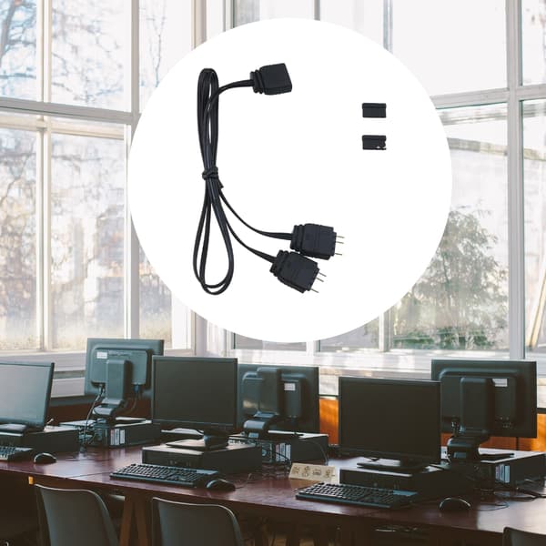5V 3Pin ARGB SYNC HUB Overførselsforlængerkabel til M/B GIGABYTE MSI
