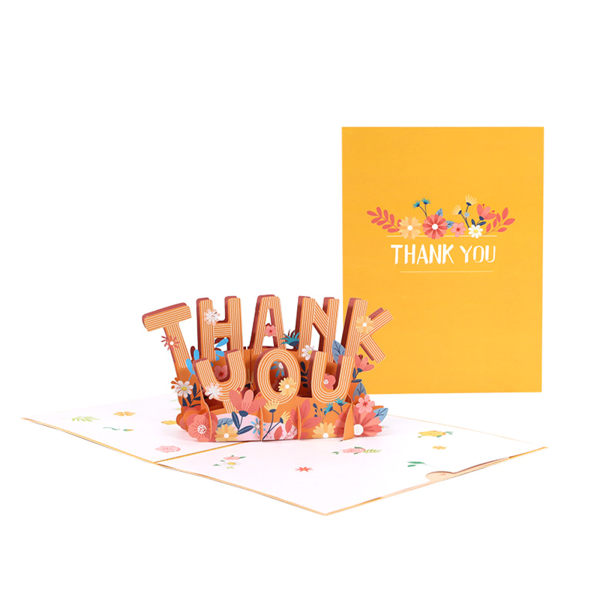 3D för pop up-kort Tack mors dag gratulationskort med kuvert för mamma G