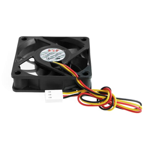 6 cm DC børsteløs ventilator 12V 0.18A 3 ledninger 3-benet højhastigheds serverkøling