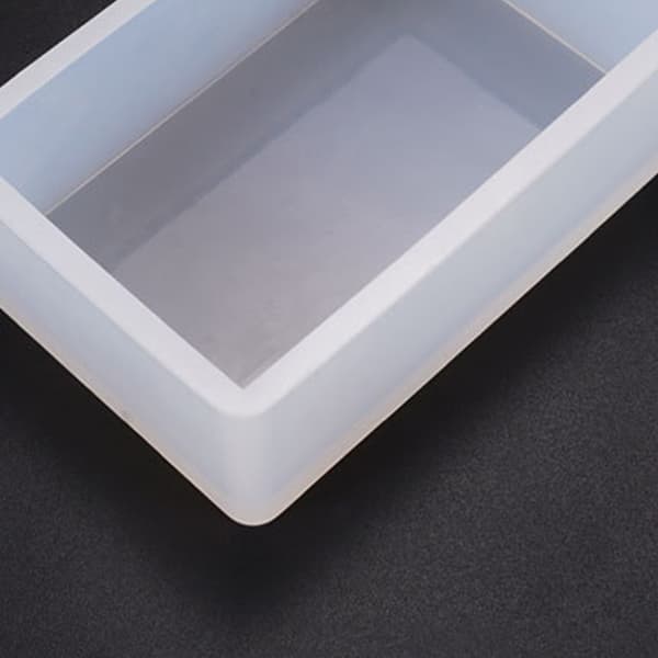 Silikone Rektangulær Boksform UV Epoxy Resin med Rille Simpel Letvægt