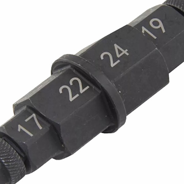Universal Hex Aksel Spindel Socket Adapter 6 Størrelser i 1 Værktøj til Dækfjernelse