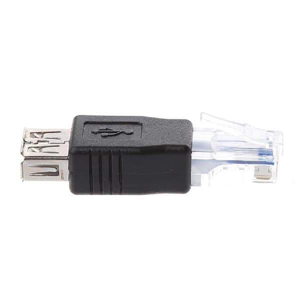 2st USB Typ A Hona Till Ethernet Internet RJ45 Hane Connector Converter Adapte