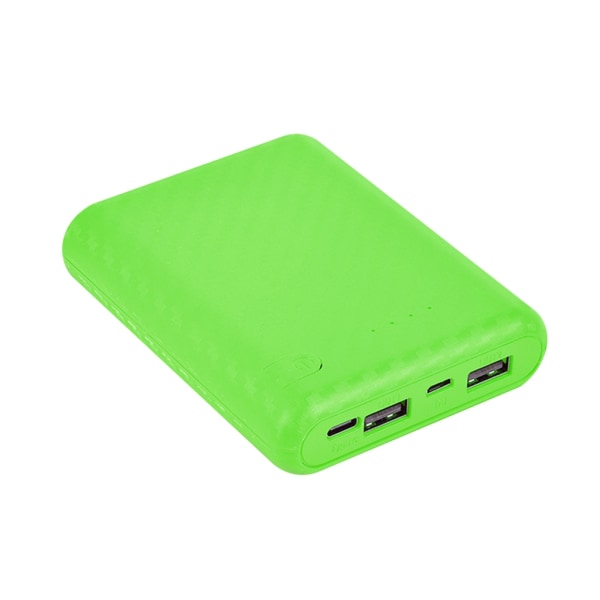 DIY Power Bank Box 4x18650 Batteri Case Skal med flera färgval Batteri ingår ej 5V/2,4A USB utgång Red