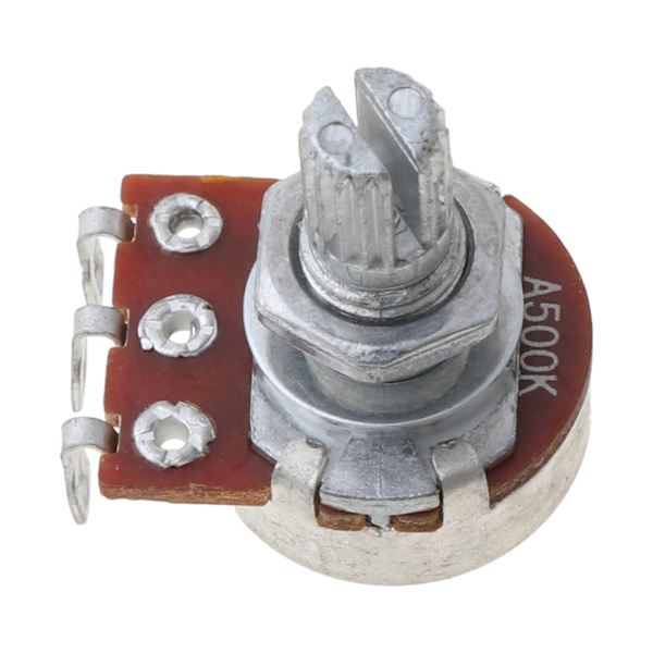 A500K Potentiometer Splines Pot Elgitarr Bas Effektförstärkare Ton Volym 15mm
