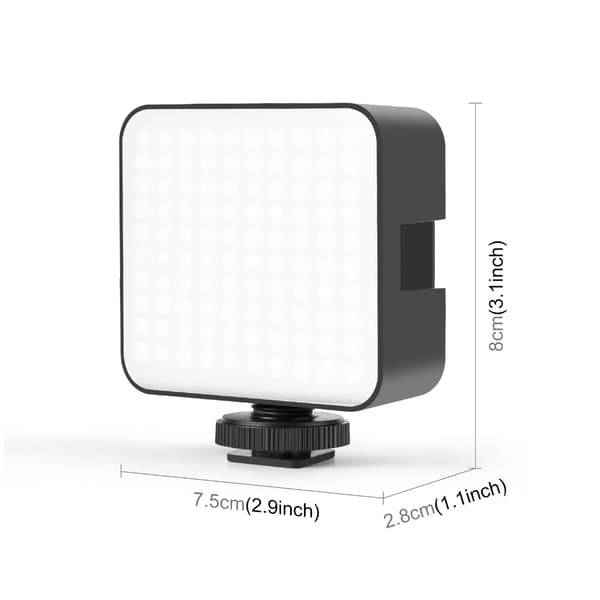 Sammenkoblet 100 LED Studielampe 3 Sidemontering 2900 6500K Farvetemperatur
