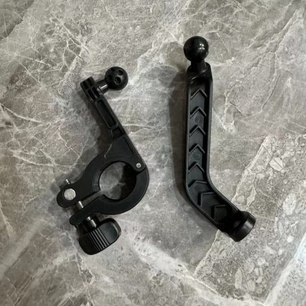 Universal 17mm kulehodeadapter justerbar styrebase for actionkameraer