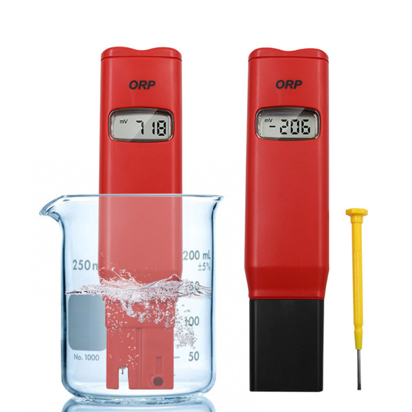 Exakt ORP Digital vattentestare ±50mV Hög noggrannhet Vattenkvalitetstestare Penna 1mV Upplösning 1-punktskalibrering