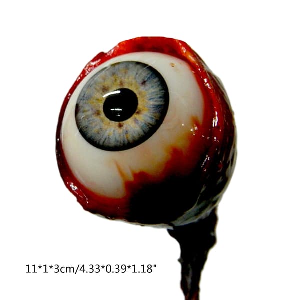 Halloween Blodig Øjeæble Realistisk Øjeæble Horror Rekvisitter Kunstigt Øjeæble