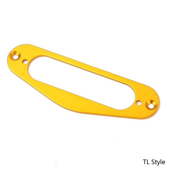 Metal Single Coil Neck Pickup Surround monteringsring för TLStyle elgitarr Black