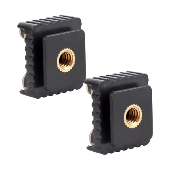 2 stk. Flash Hot Shoe Mount Adapter Flash Cold Hot Shoe Bracket Mount Adapter