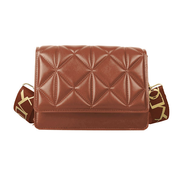 Moderigtige prægede flap crossbody tasker til kvinder Mini punge Håndtasker Luksus firkantet skuldertaske Gitter afslappet taske