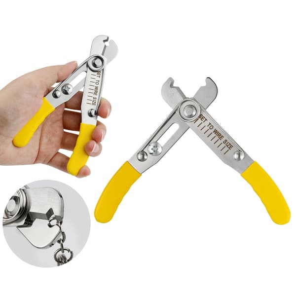 Wire Stripper Cutter med Skarp Rustfri Stål Klinge til Tynd Tråd