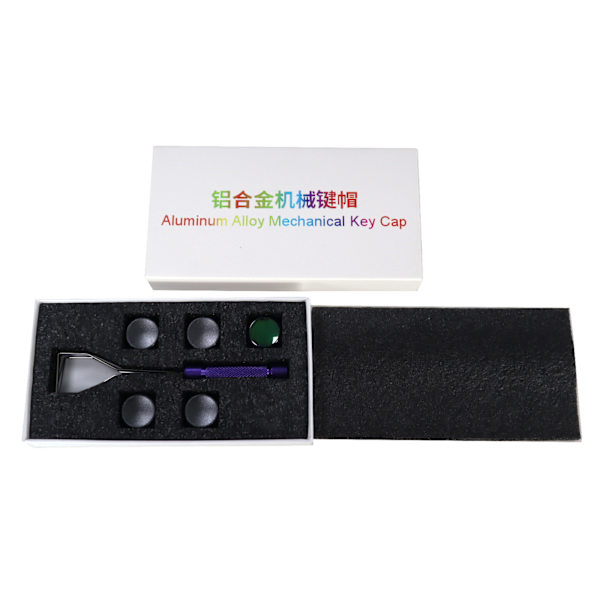 5 st CNC Aluminium Mx Tangenter för Mekaniskt Gaming-Tangentbord Tangentbord Plätering Gradient Färg & Oxidation Tangentbord + Tangentborttagare