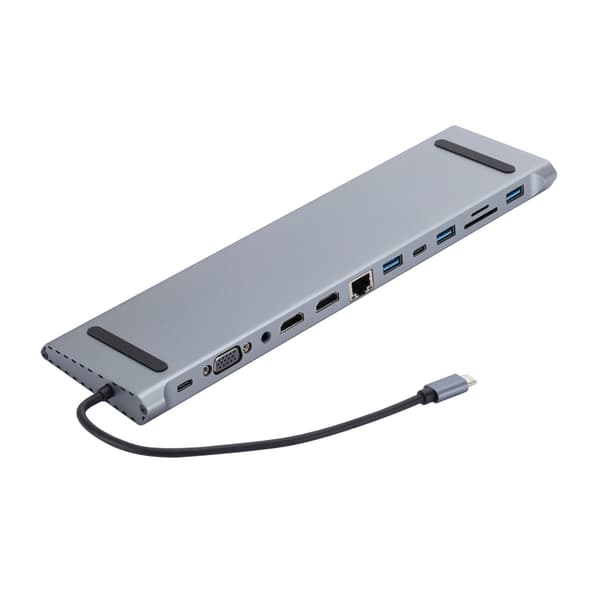 USB C-hubb, snabbladdning, snabb dataåtkomst för mobila datorer RJ45