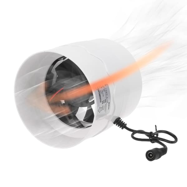 Rør Avtrekksvifte Kanal Tak Luftventilasjon Blower Inline Booster Avtrekker