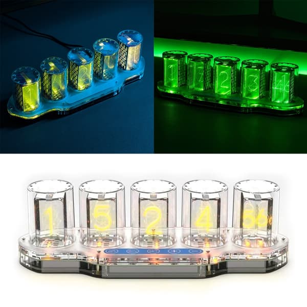 Moderne LED Akryl Bordpynt RGB Pseudo-Gløderørsur