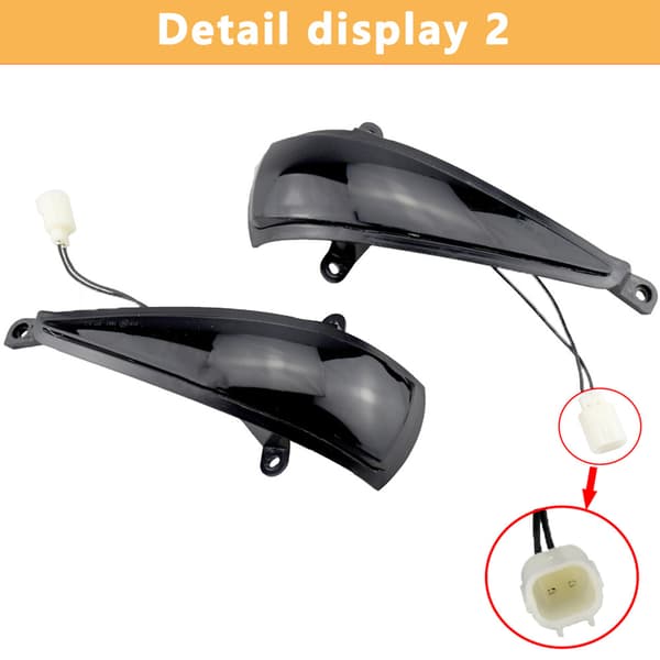 Flydende LED Dynamisk Side Marker Blinklys Indikator til Civic Hatchback