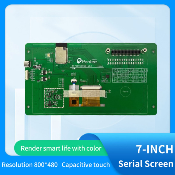 ESP32-S3 Development Board 7" kapacitiv pekskärm - Valfri RS485 ljudexpansion för instrumentbräda för smarta hem null - Full set of screen b