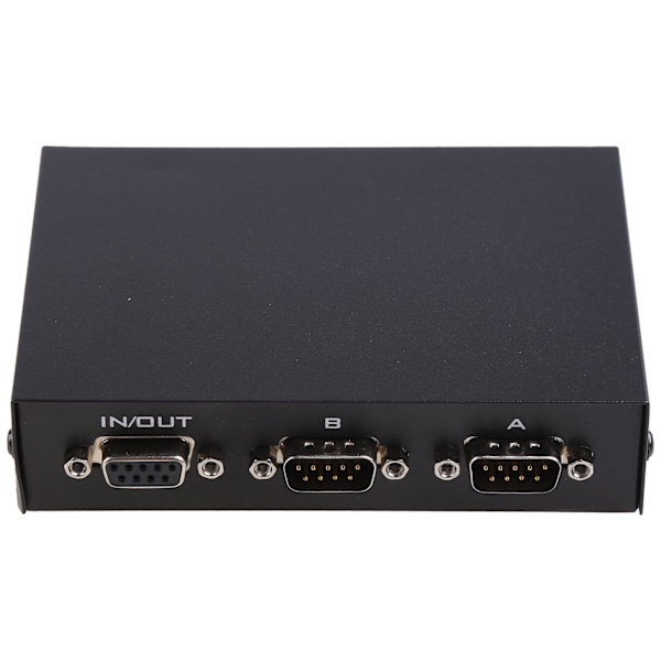 DB 9-stifts hane honkontakt seriell 2 in 1 ut RS232 datadelning manuell switch manuell väljarbox