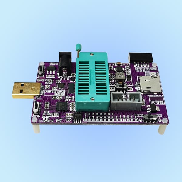 eMMC Imaging-værktøj med hurtige USB3.0-interfaces Adapter 809H Holder