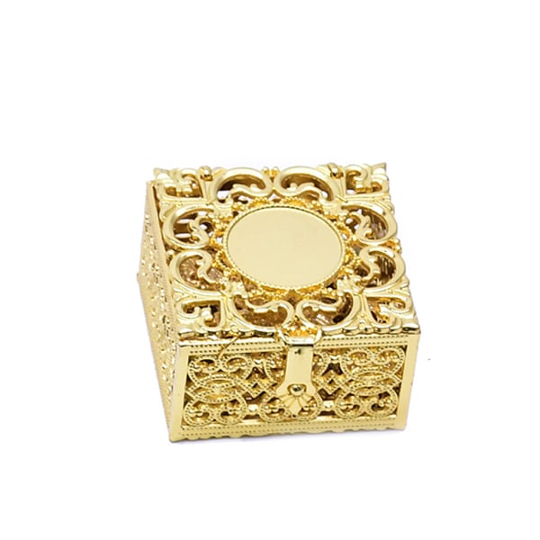 Rosenkrans Pärlor Box med lock Försegling Organizer Behållare Religiösa halsband för hemkyrkan Meditation Hängande Charm Ancient bronze