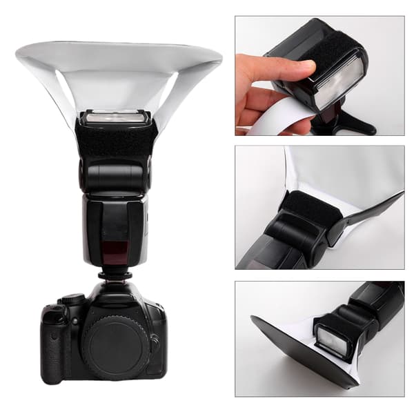 Bærbar Flash Diffuser Softbox til DSLR Kameraer Fotograferingstilbehør