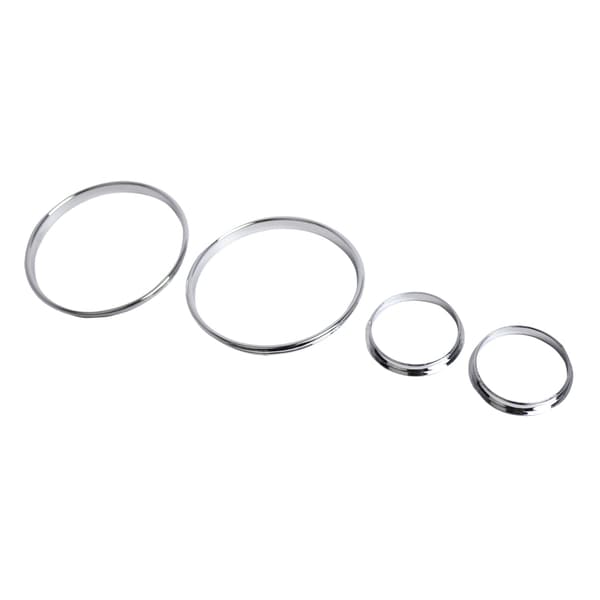 Krom Målere Instrumentpanel Urskiver Ringe Ramme Trim Speedometer til E39 E38 E53
