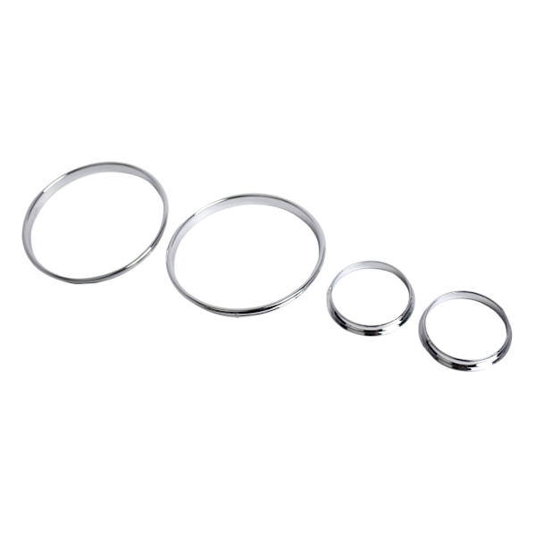 Krom Mätare Instrumentbräda Urtavla Ringar Ram Trim Hastighetsmätare för E39 E38 E53