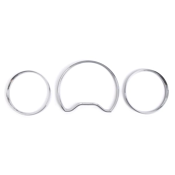Krom Målere Dashboard Skiver Ringer Bezel Trim Speedometer for W202 W208 W210