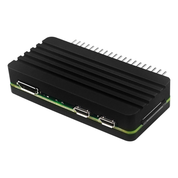 til Raspberry Pi Zero 2 for W Aluminiumslegering til Skal med Varmeafledning Beskyttende til Skal til Etui Med Pin Hoved