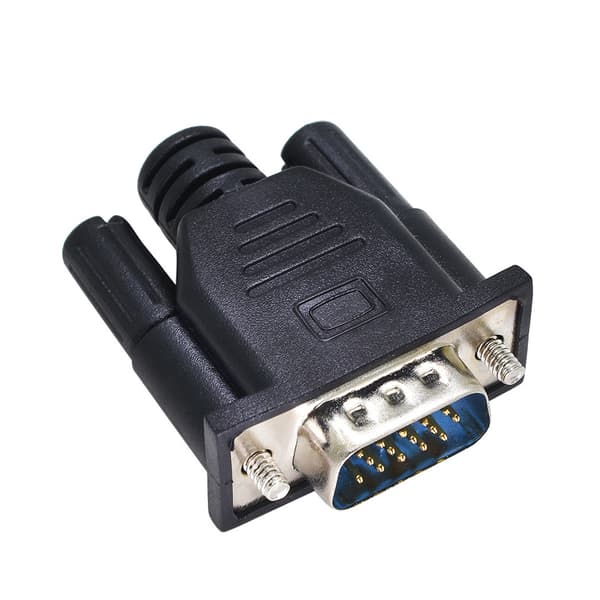 Mini VGA Dummy Plug Hodløs Skjermemulatoradapter Virtuell Skjerm