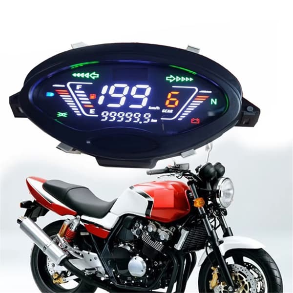 Præcist Motorcykel LCD Digitalt Instrument med Natbelysning Til Wave125S