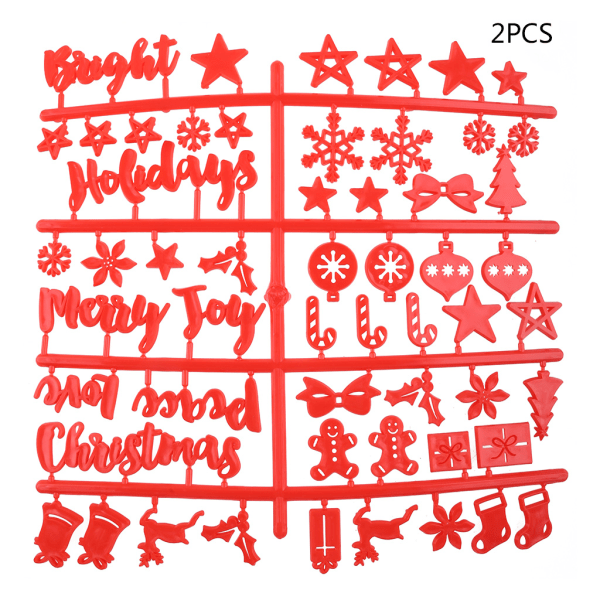 Röd filt anslagstavla bokstäver jul stil filt brevpapper bokstäver dragsnöre påse filt board brev för dekorationer