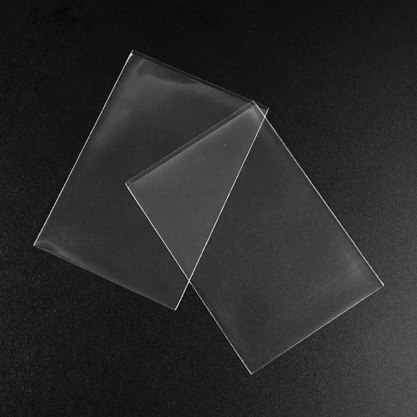 100 st/ set Korthylsor Transparenta topplastare Korthållare Skydd Tjock Samlarkortshållare Klara skyddshylsor 4.4x6.3CM